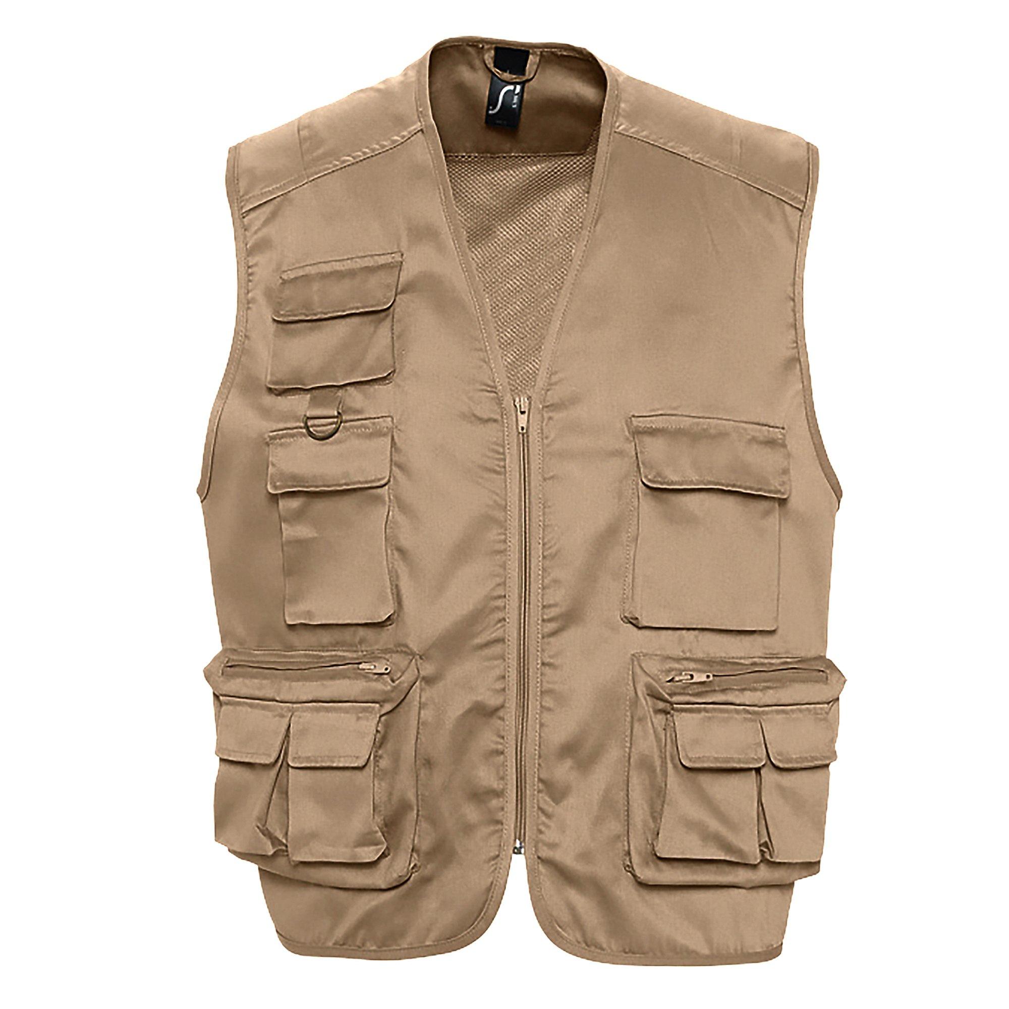 SOLS Wild Weste Bodywarmer mit Reißverschluss und Taschen