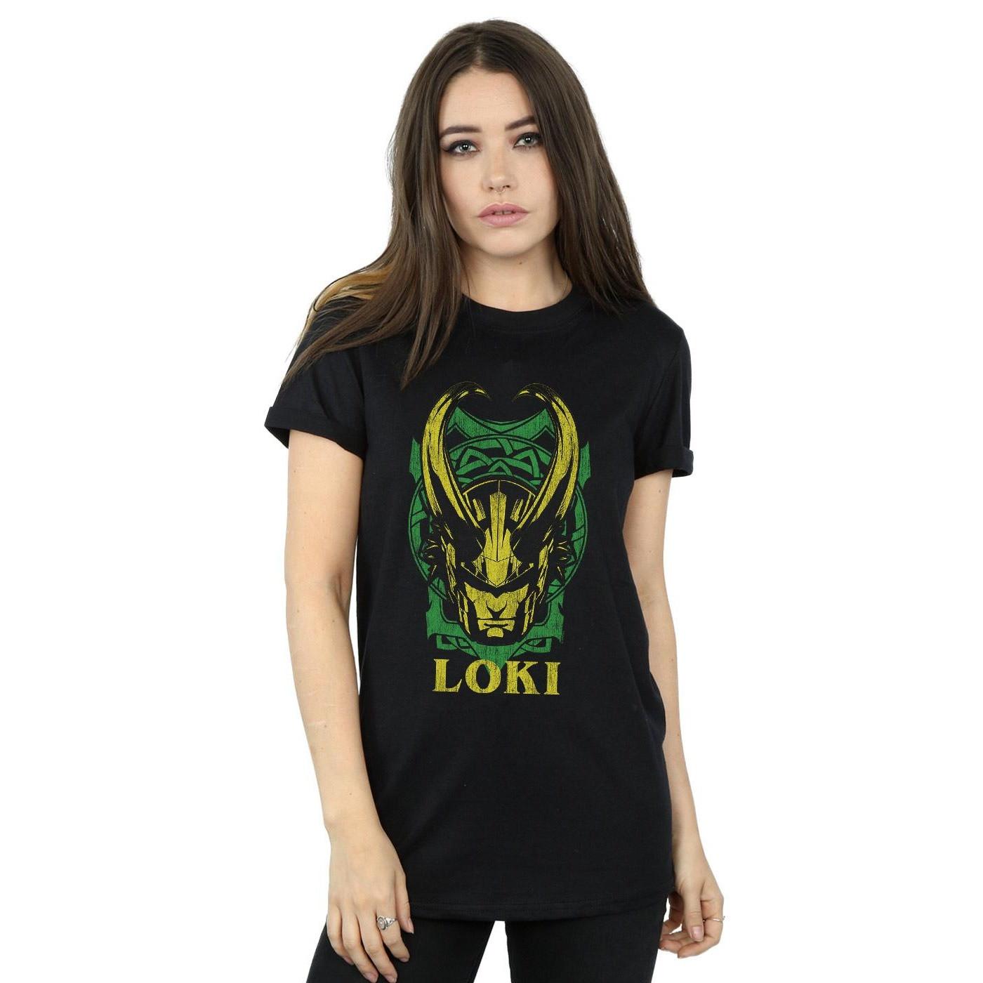MARVEL Loki Helm Grafik Print T-Shirt