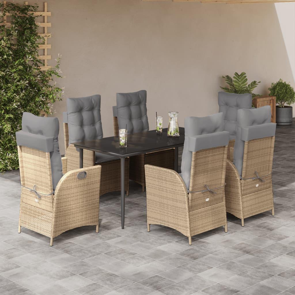 VidaXL Garten essgruppe poly-rattan