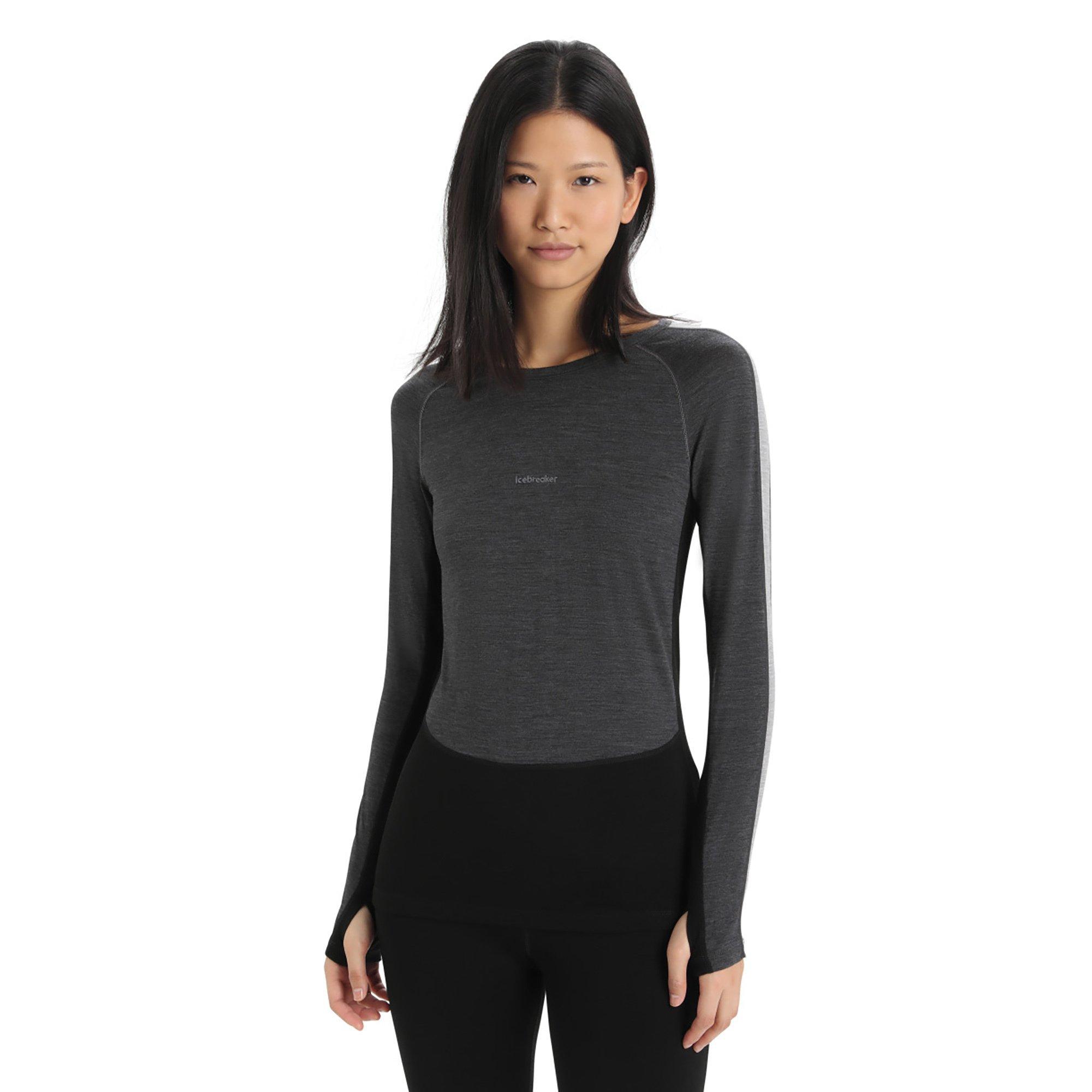 Icebreaker Women Merino 200 ZoneKnit™ LS Crewe Thermoshirt, langarm