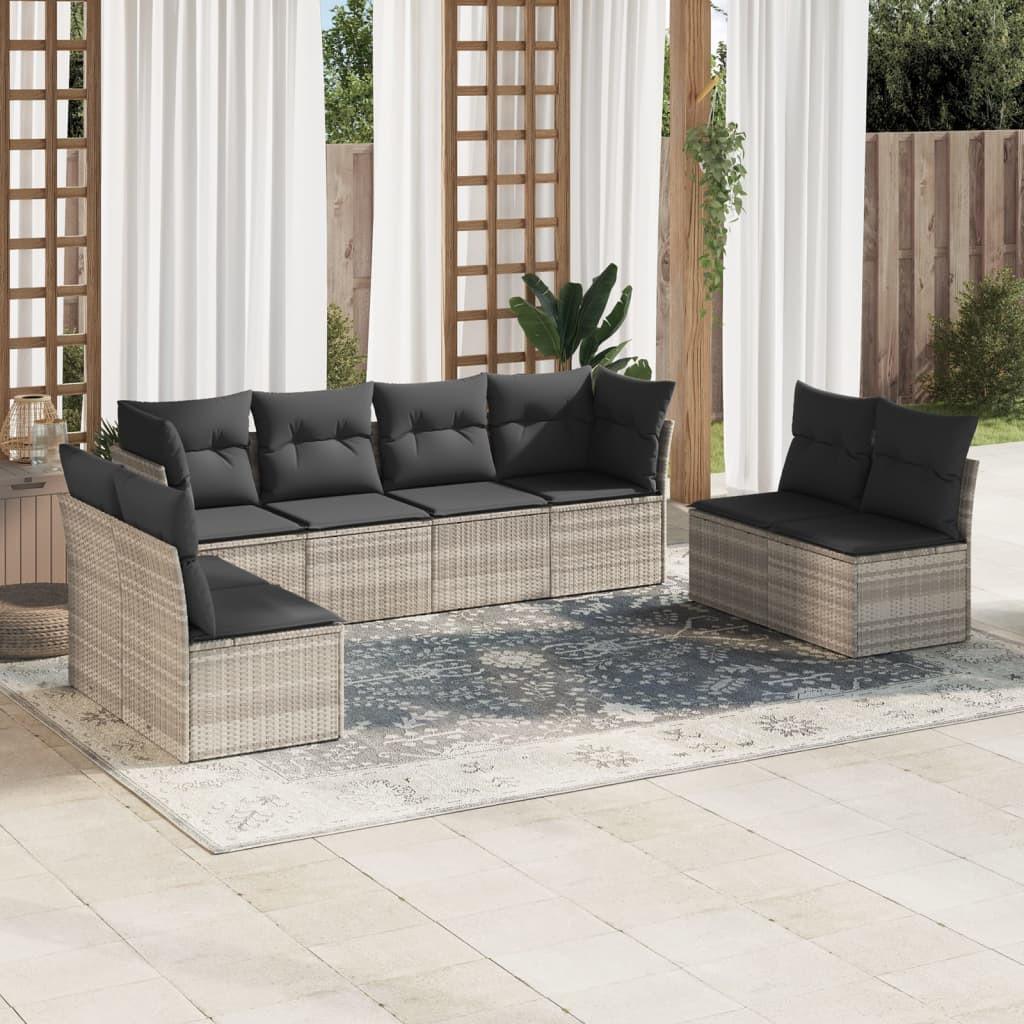 VidaXL Garten sofagarnitur poly-rattan