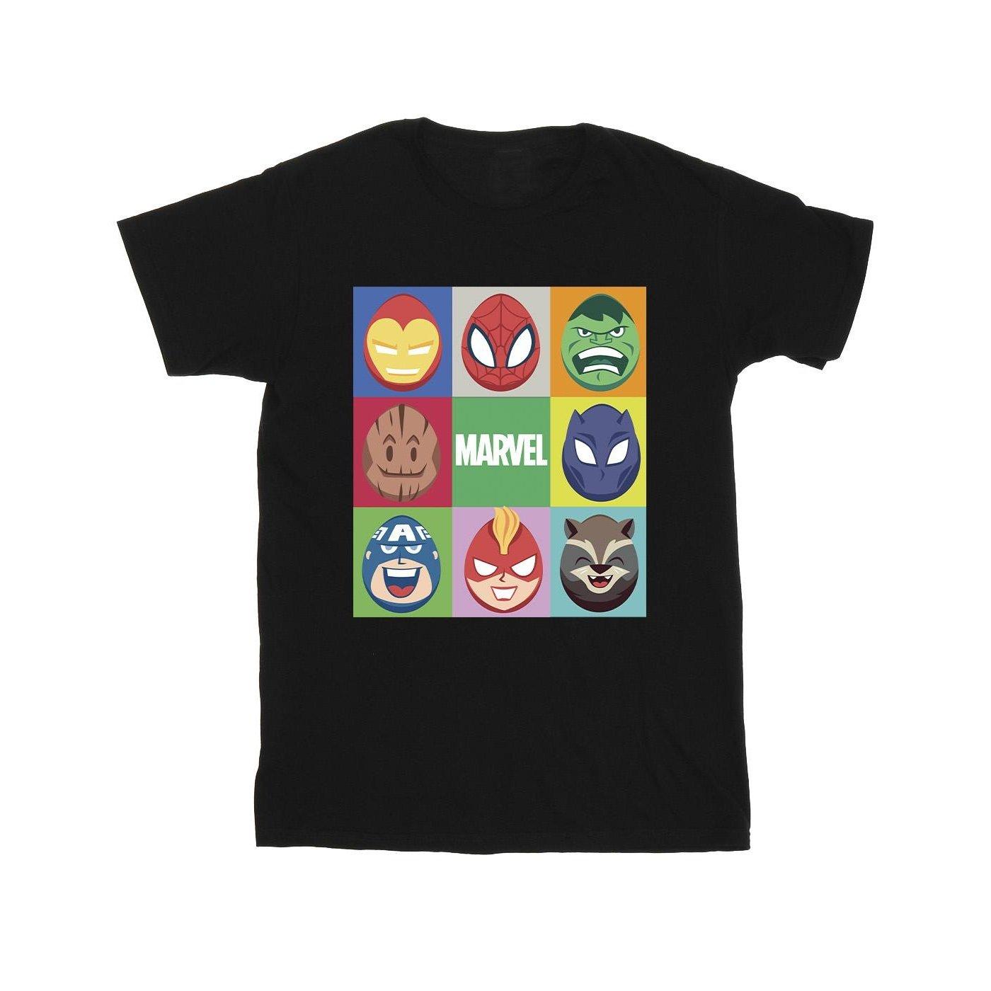 MARVEL Avengers Character Faces T-Shirt