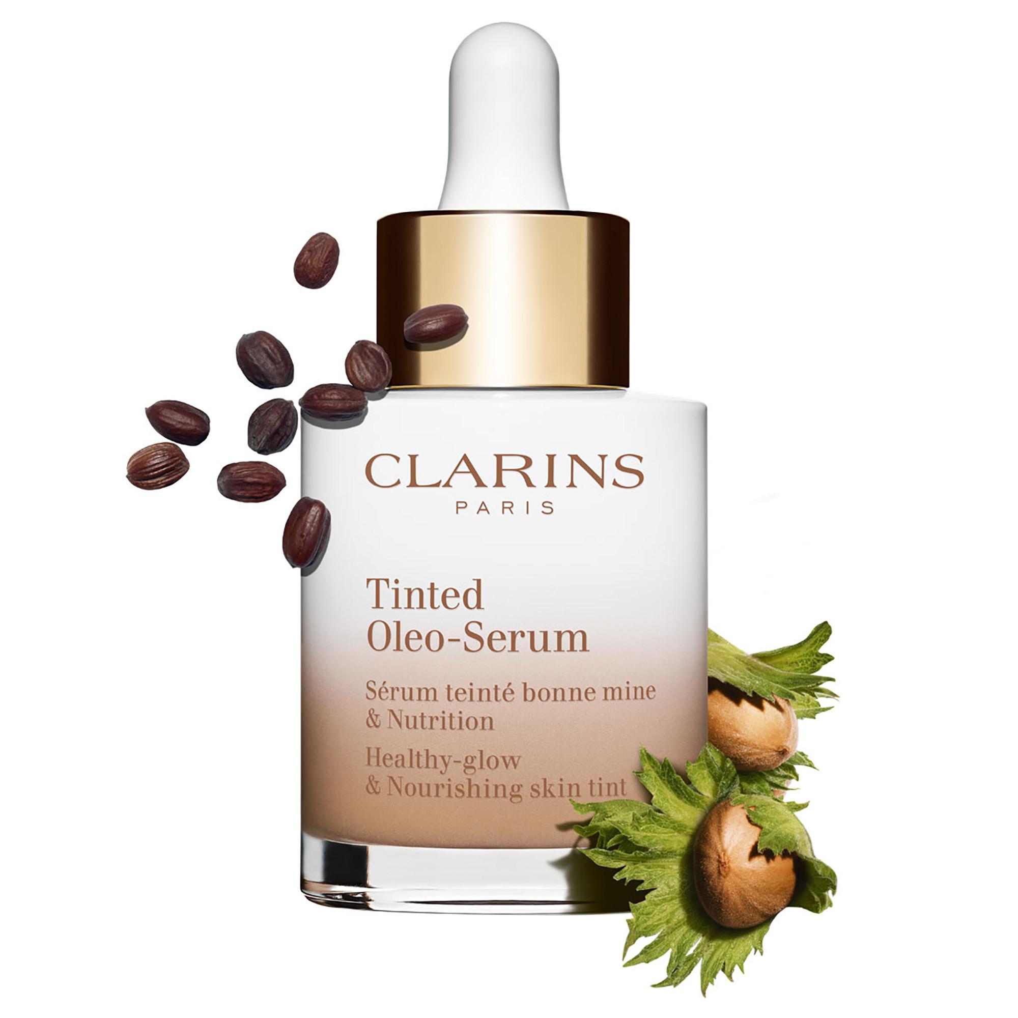 CLARINS TINTED OLEO-SERUM Tinted Oleo-Serum - Nährendes, getöntes Serum für einen gepflegten Teint