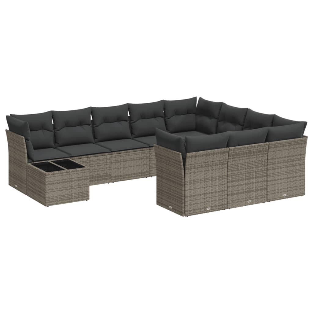 VidaXL Garten sofagarnitur poly-rattan