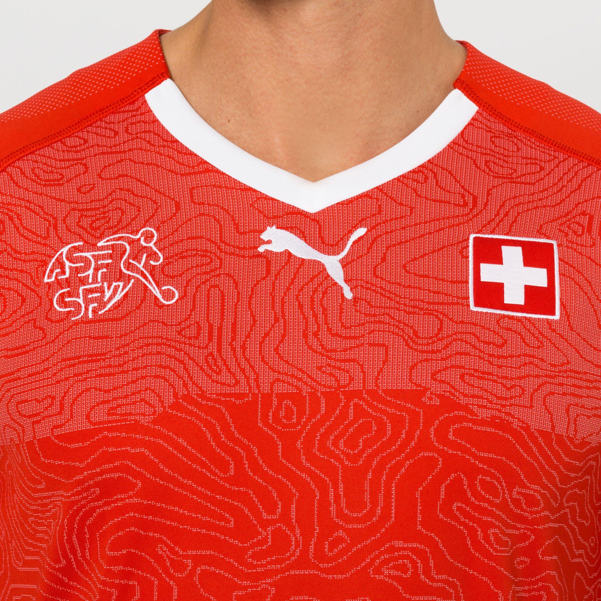 PUMA Schweiz Fussball Trikot Home