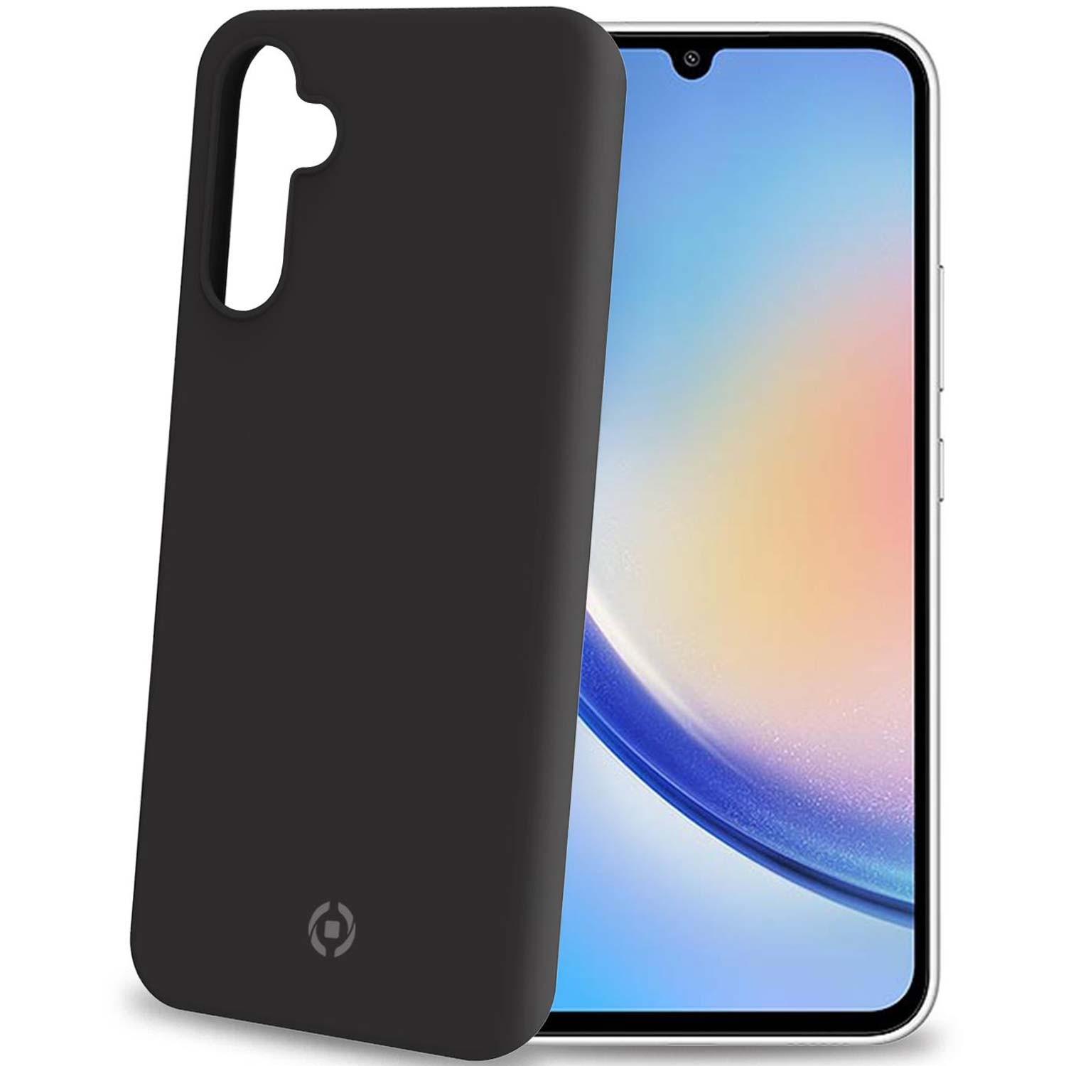 Celly Cromo Weiche Gummihülle Galaxy A34 5G Schwarz
