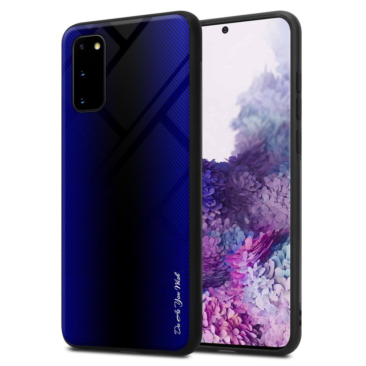 Cadorabo Hülle für Samsung Galaxy S20 Streifen Optik