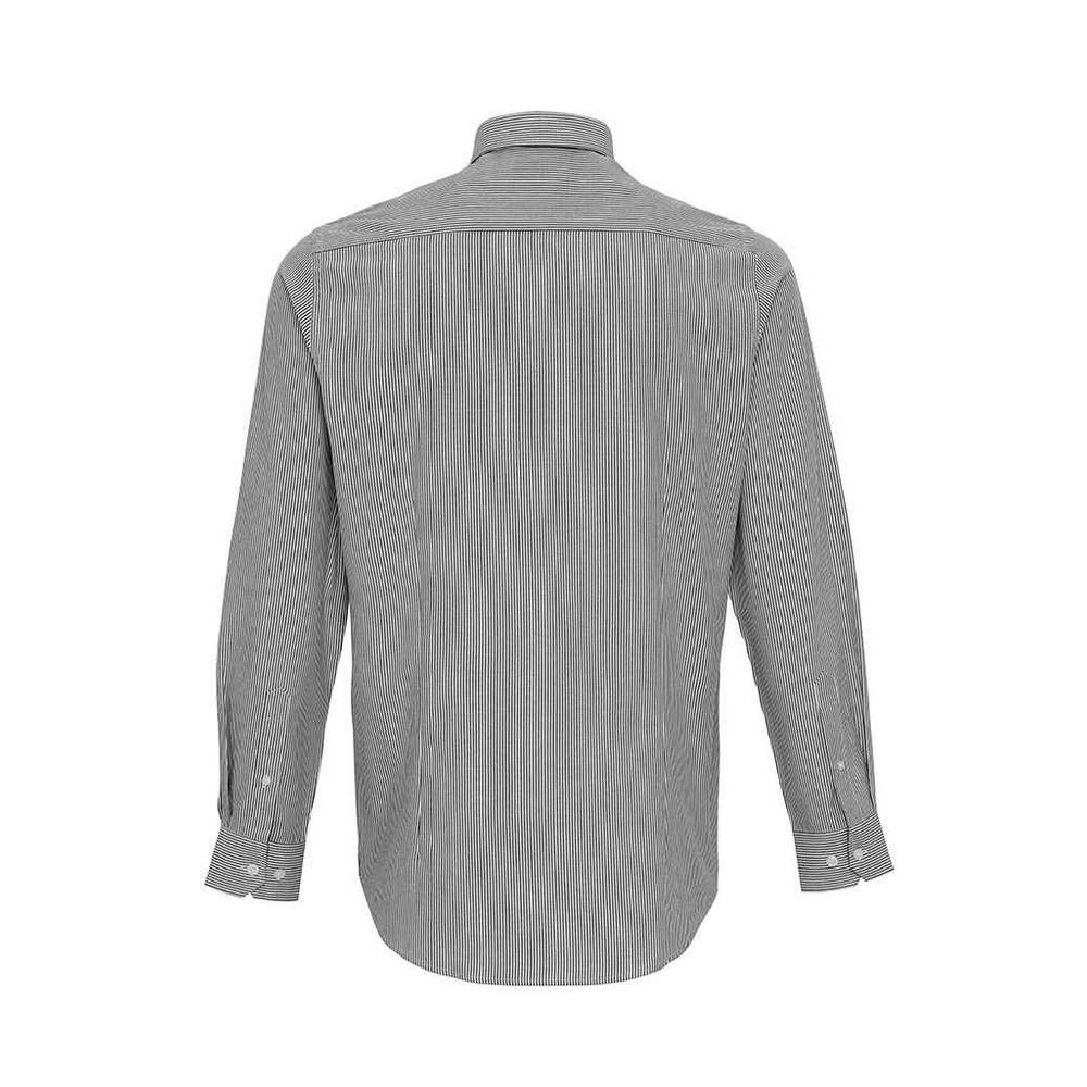 PREMIER Langärmliges Gestreiftes Button-Down Hemd