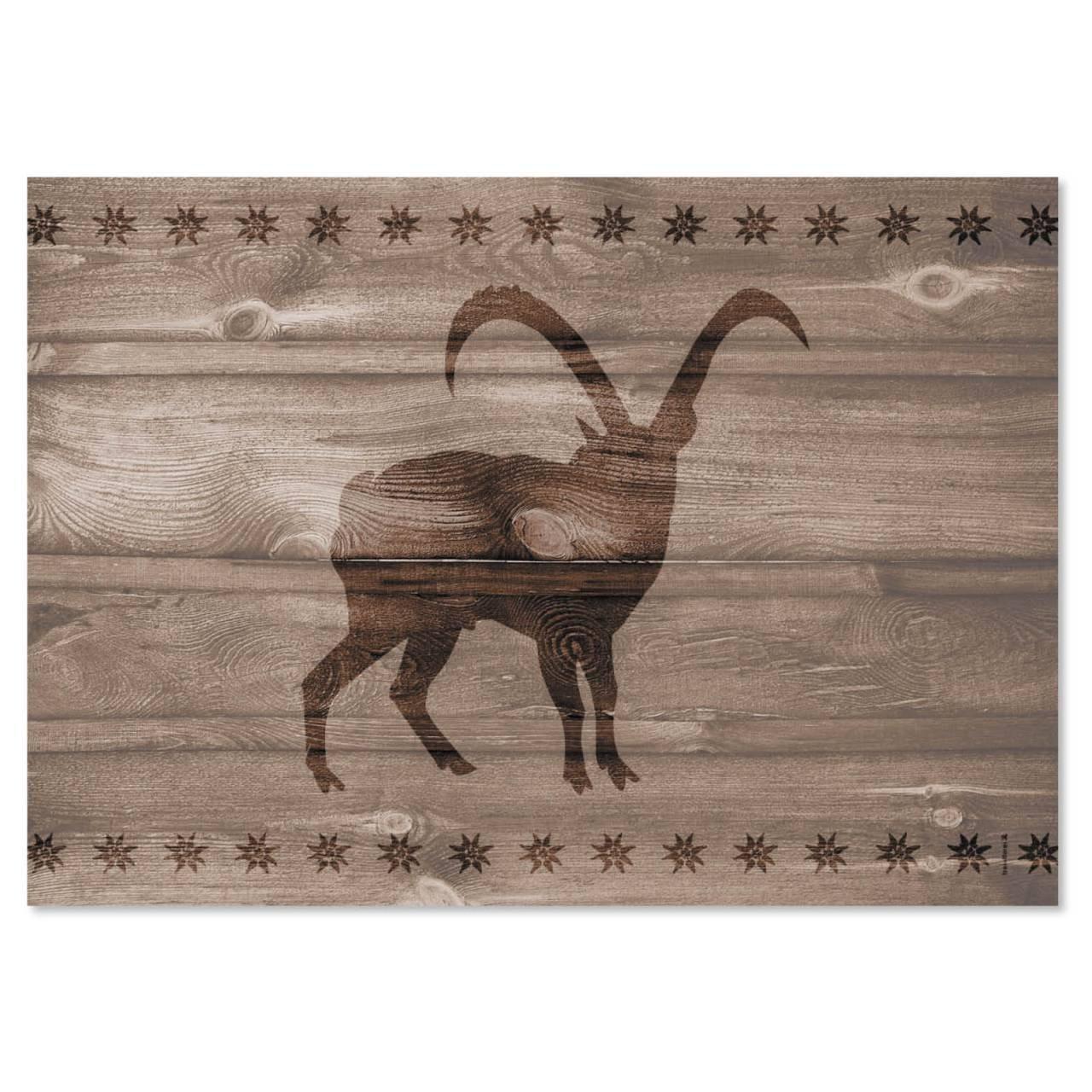 trendform Papiertischset STEINBOCK 4 Sujets à 12 Blatt