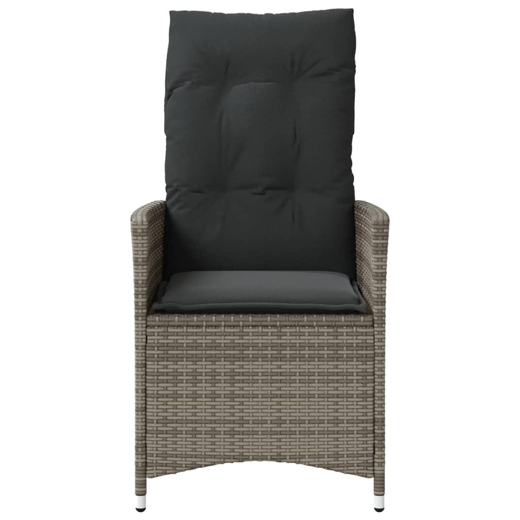 VidaXL Gartensessel verstellbar poly-rattan