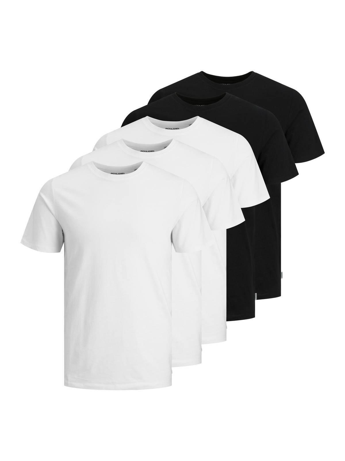 JACK & JONES Comfort Fit Kurzarm T-Shirt 5er-Pack