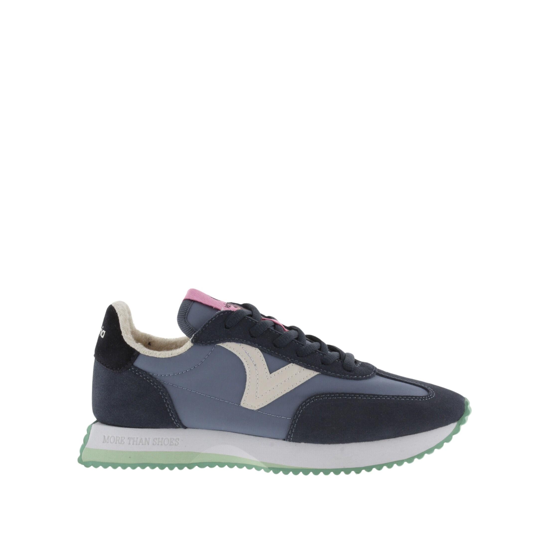 Victoria sneaker aus nylon und wildleder, damen cosmos