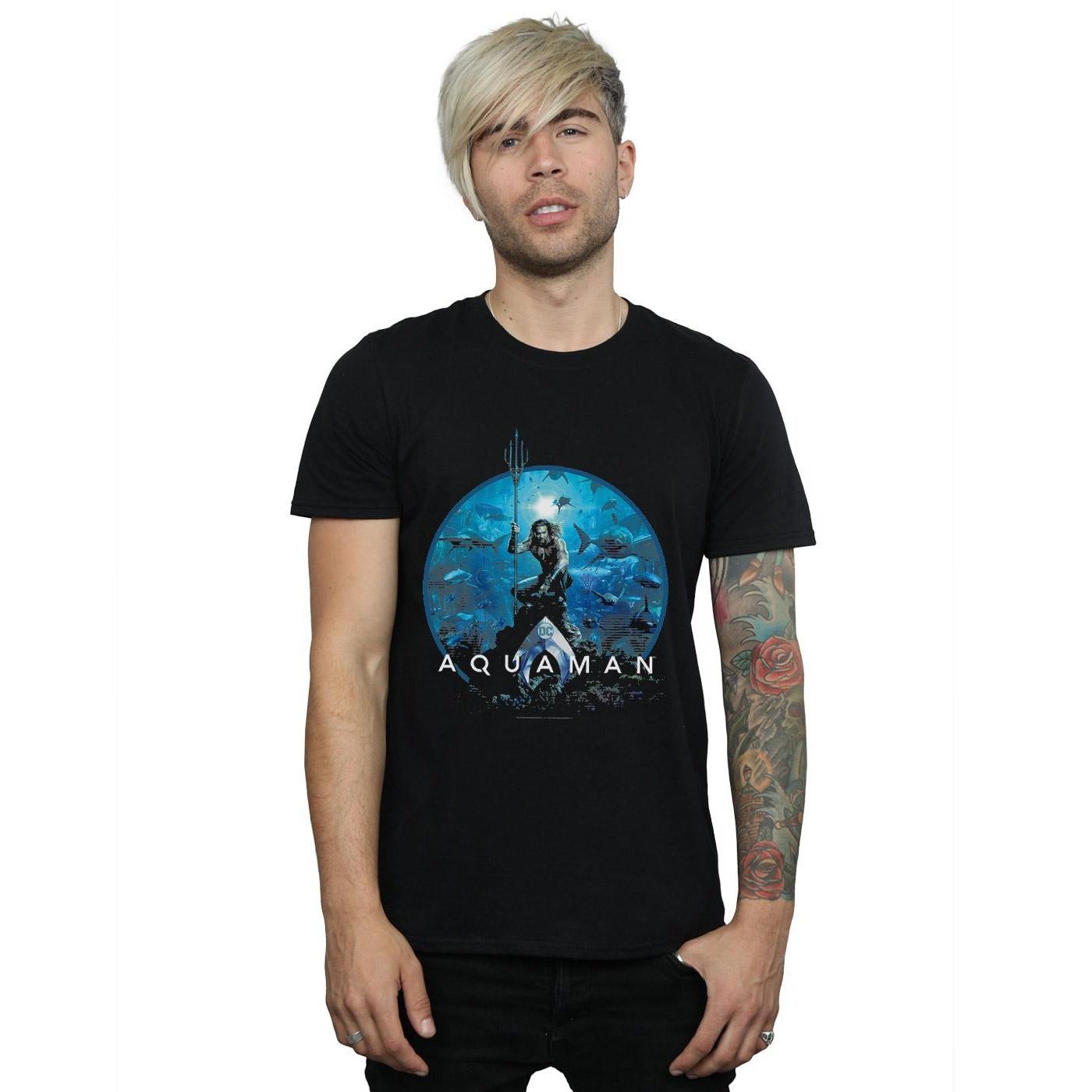 DC COMICS Aquaman Filmposter T-Shirt