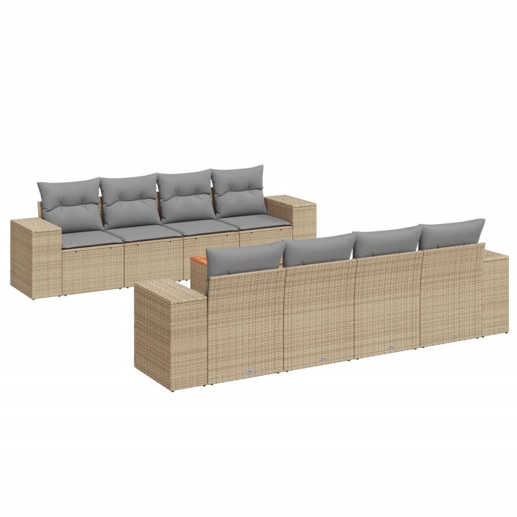 VidaXL Garten sofagarnitur poly-rattan