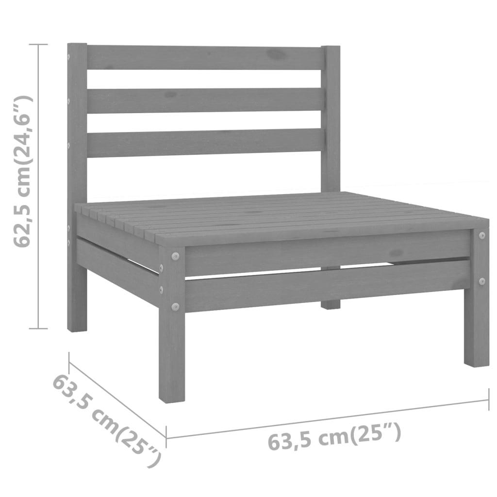 VidaXL Mittelsofa kiefernholz