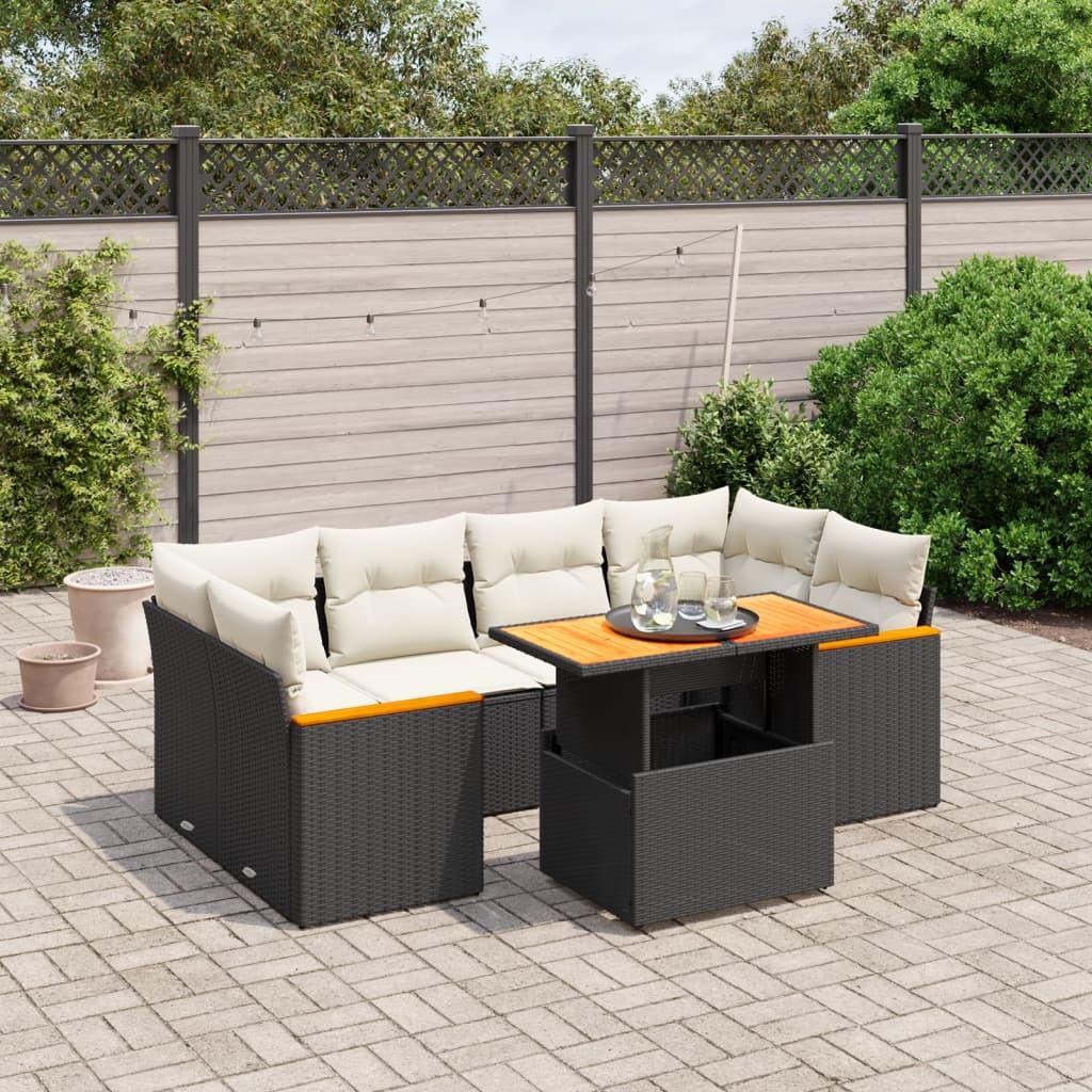 VidaXL Garten sofagarnitur poly-rattan