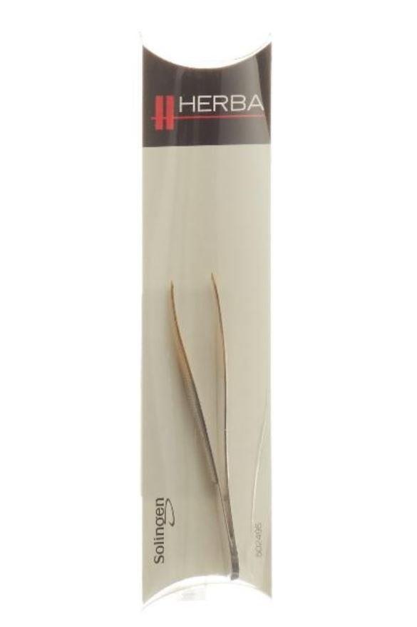 HERBA Pinzette spitz, vernickelt