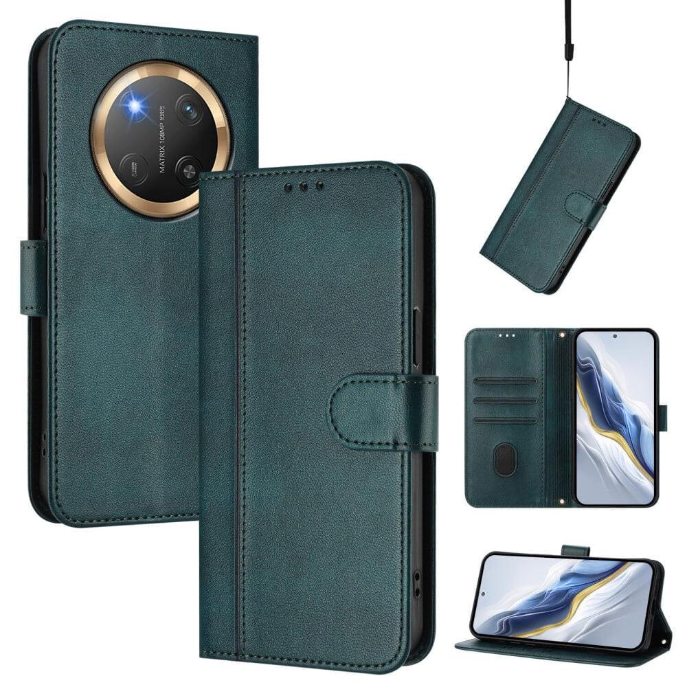 Cover-Discount HONOR Magic7 Lite – Wildleder Look Etui im Vintage Design