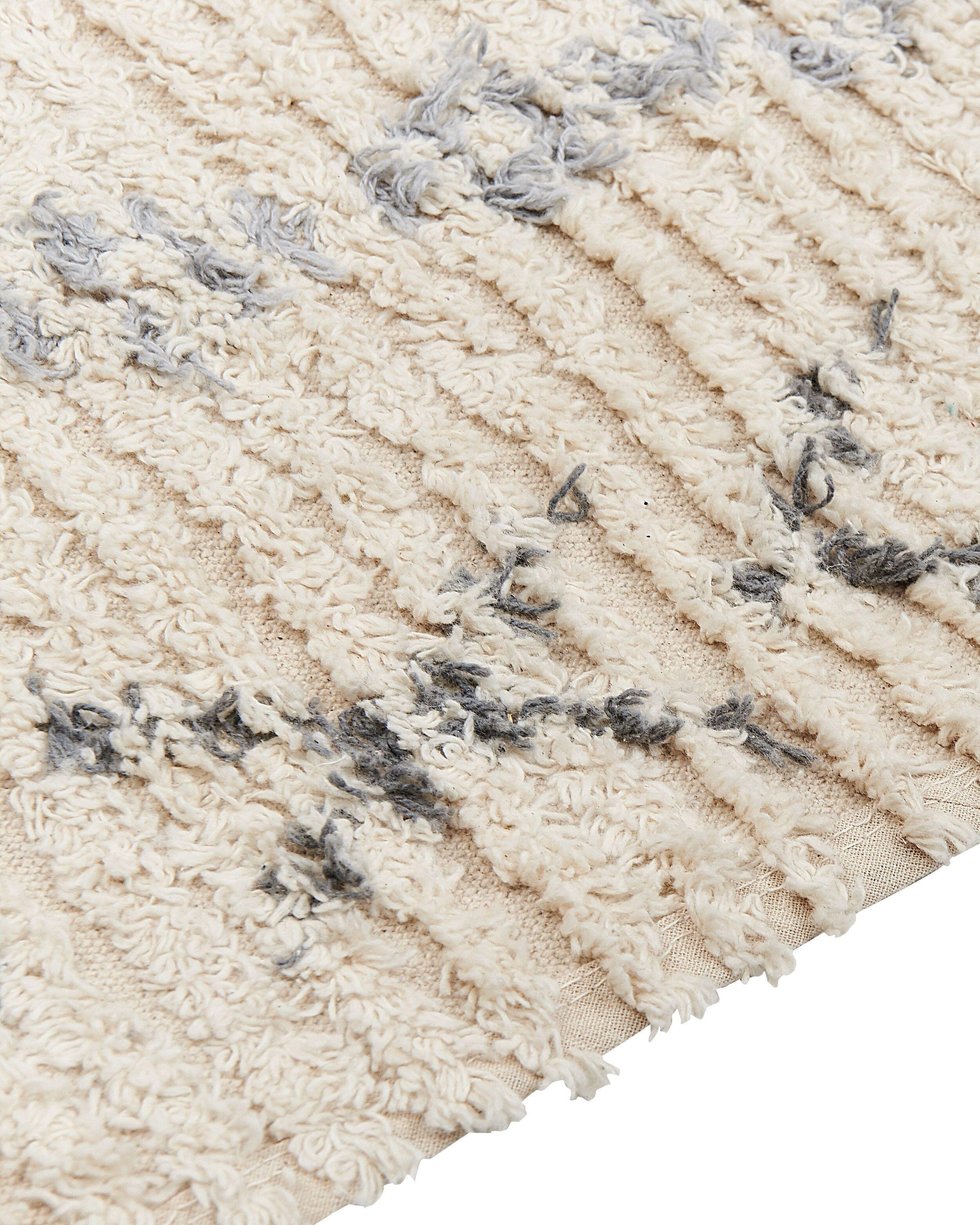 Beliani Teppich aus Baumwolle Boho DISPUR
