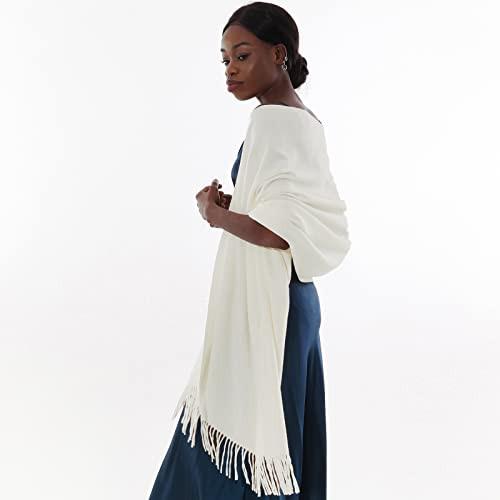 Only-bags.store Schal Festliche Pelz Abendkleid Pashmina Schals Schals
