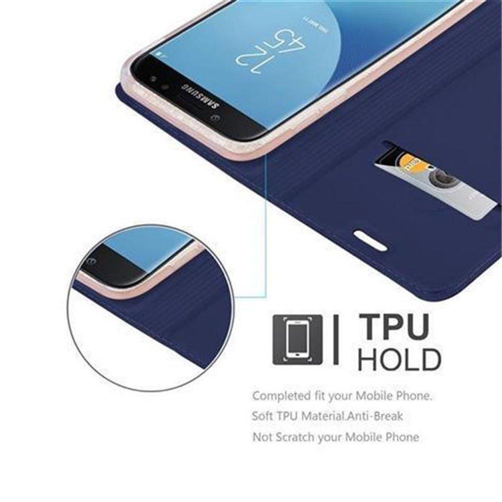 Cadorabo Hülle für Samsung Galaxy J3 2017 Magnetverschluss, Kartenfach