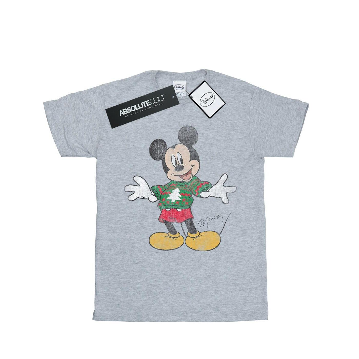 Disney Mickey Mouse Christmas Jumper T-Shirt