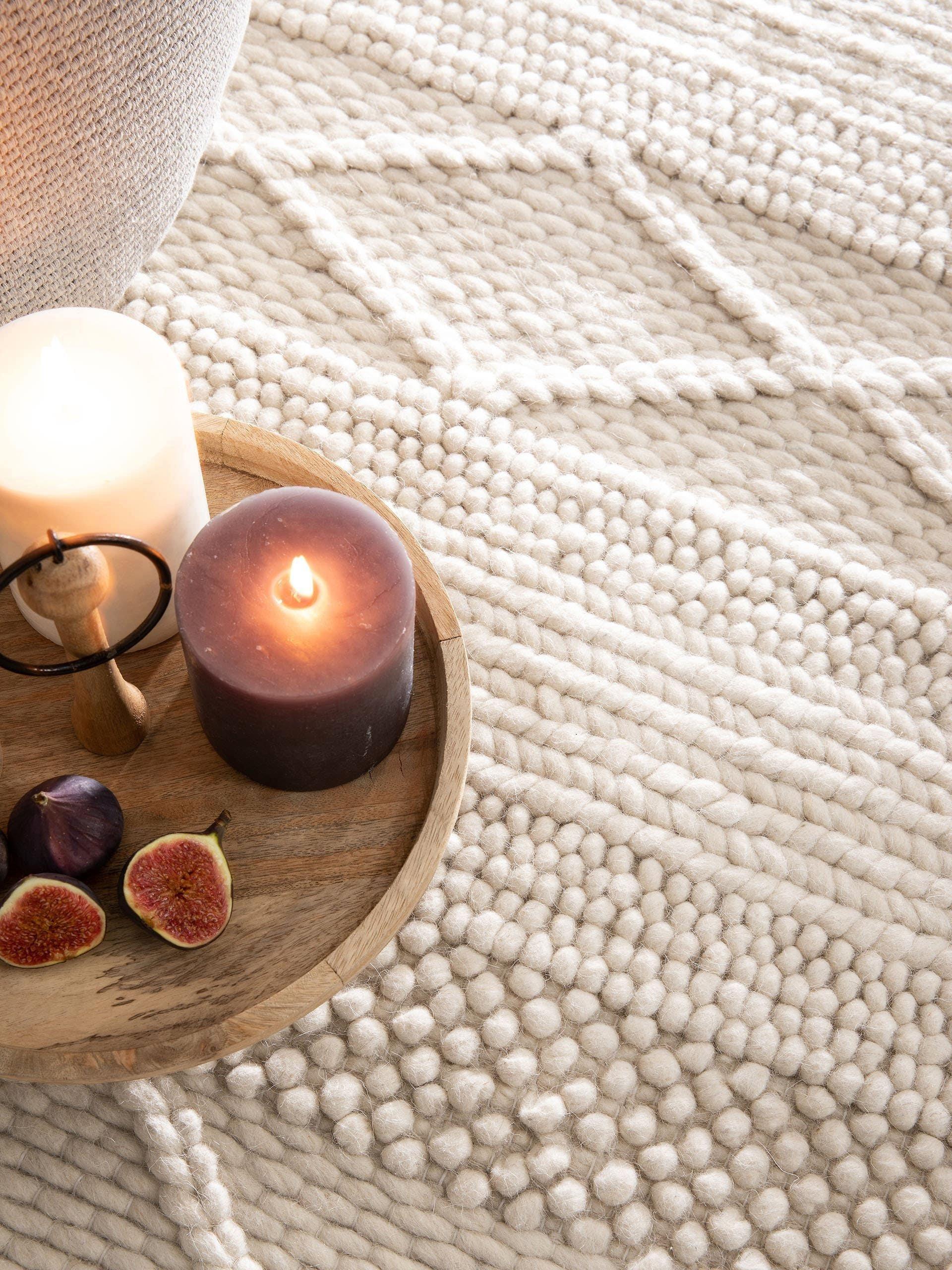 Benuta Wollteppich Alva Cream