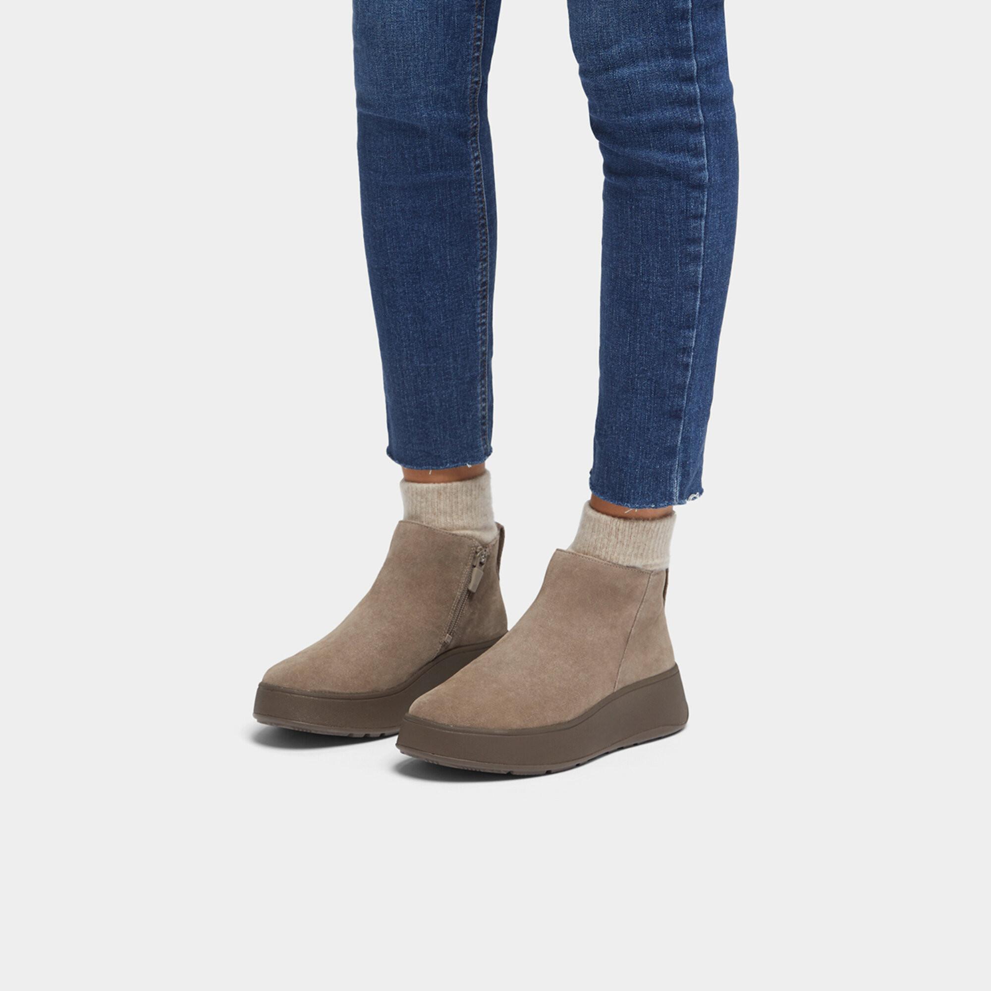 Fitflop stiefeletten aus wildleder f-mode