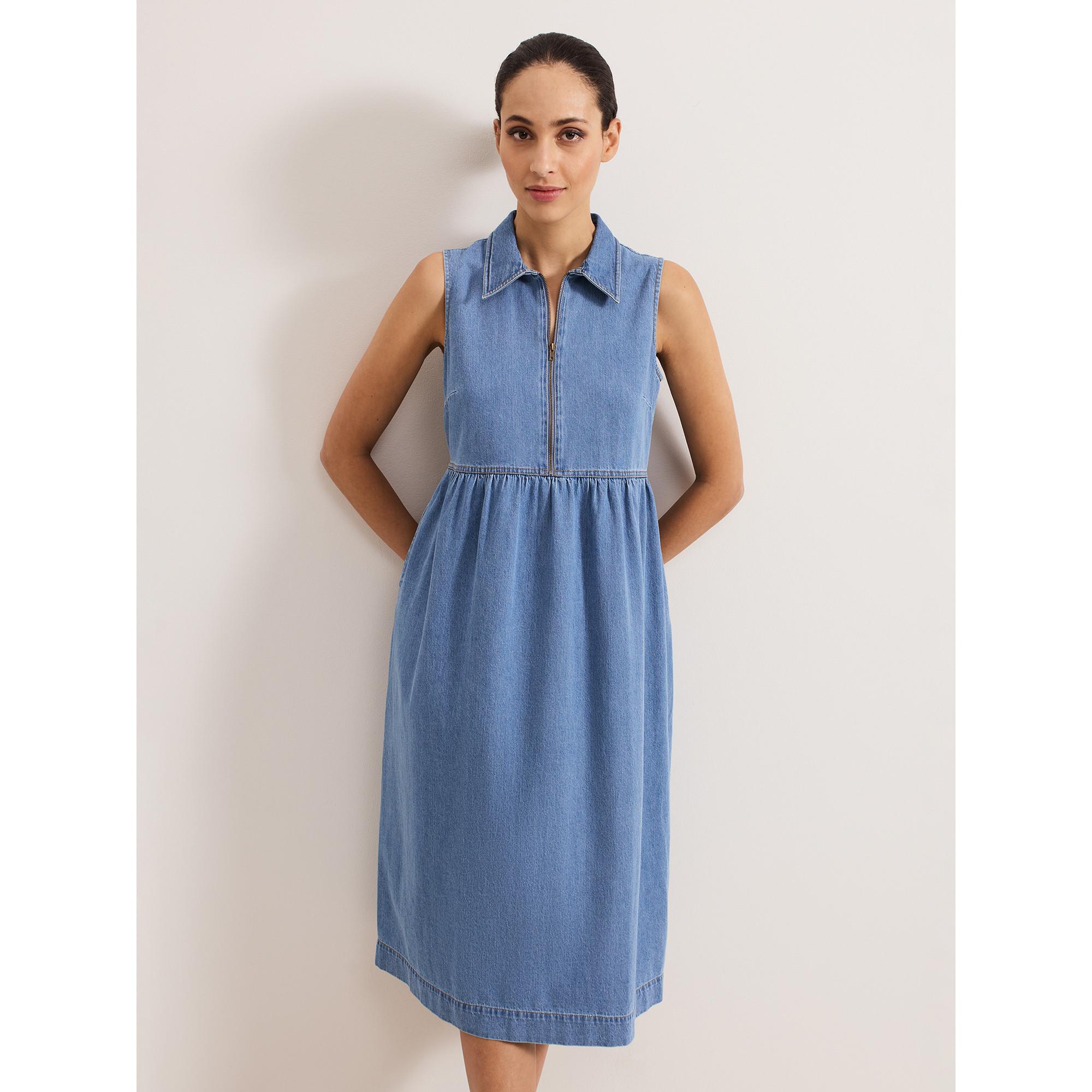 Phase Eight Blakely Jeans Midikleid