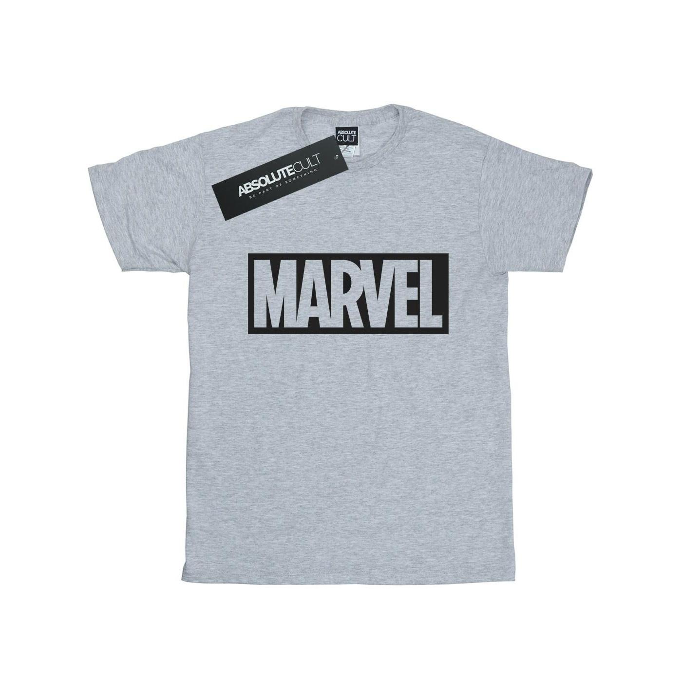 MARVEL Logo Boyfriend Fit T-Shirt