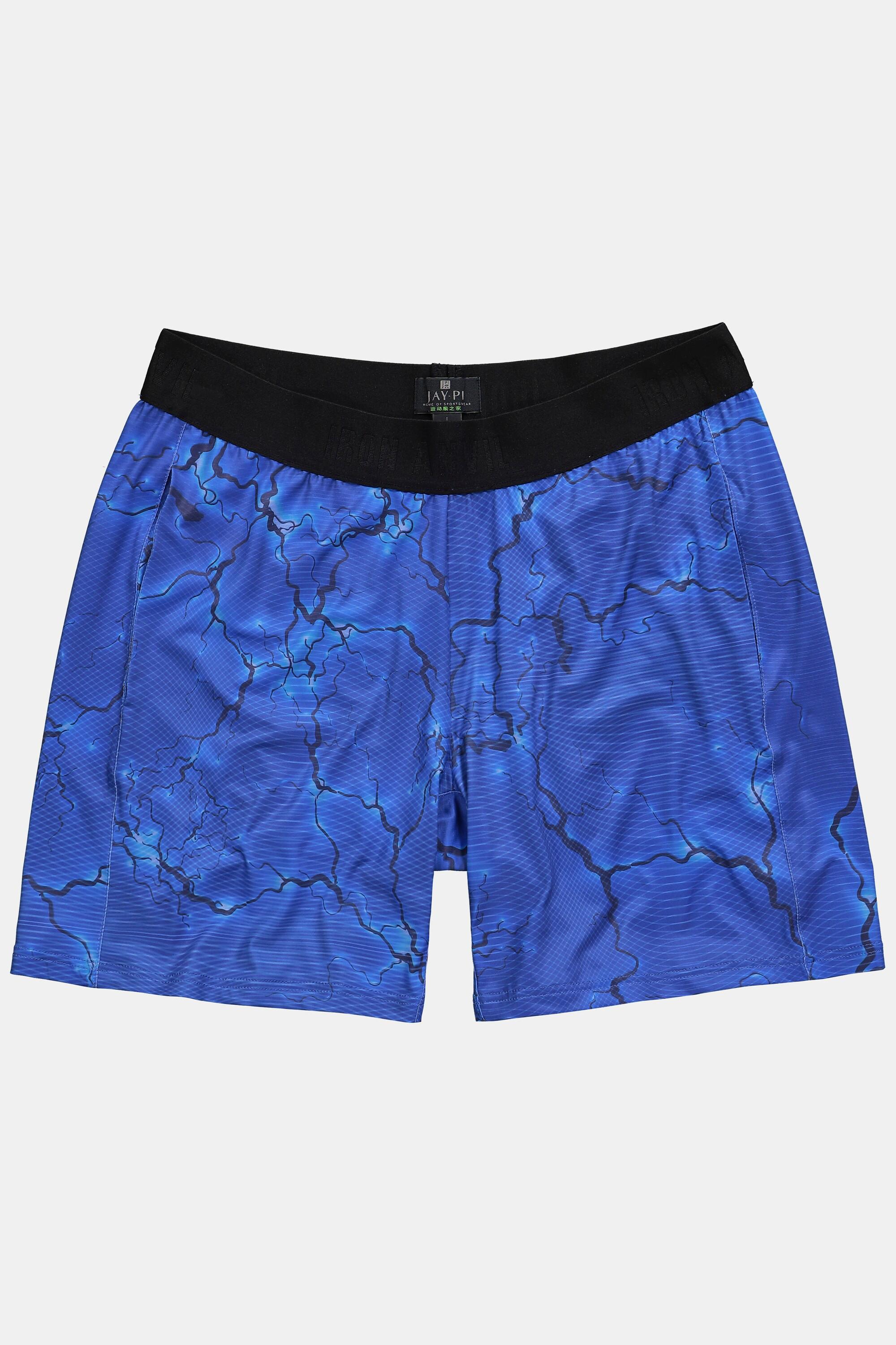 JP1880 Iron Anvil QuickDry Alloverprint Fitness Bermuda Shorts