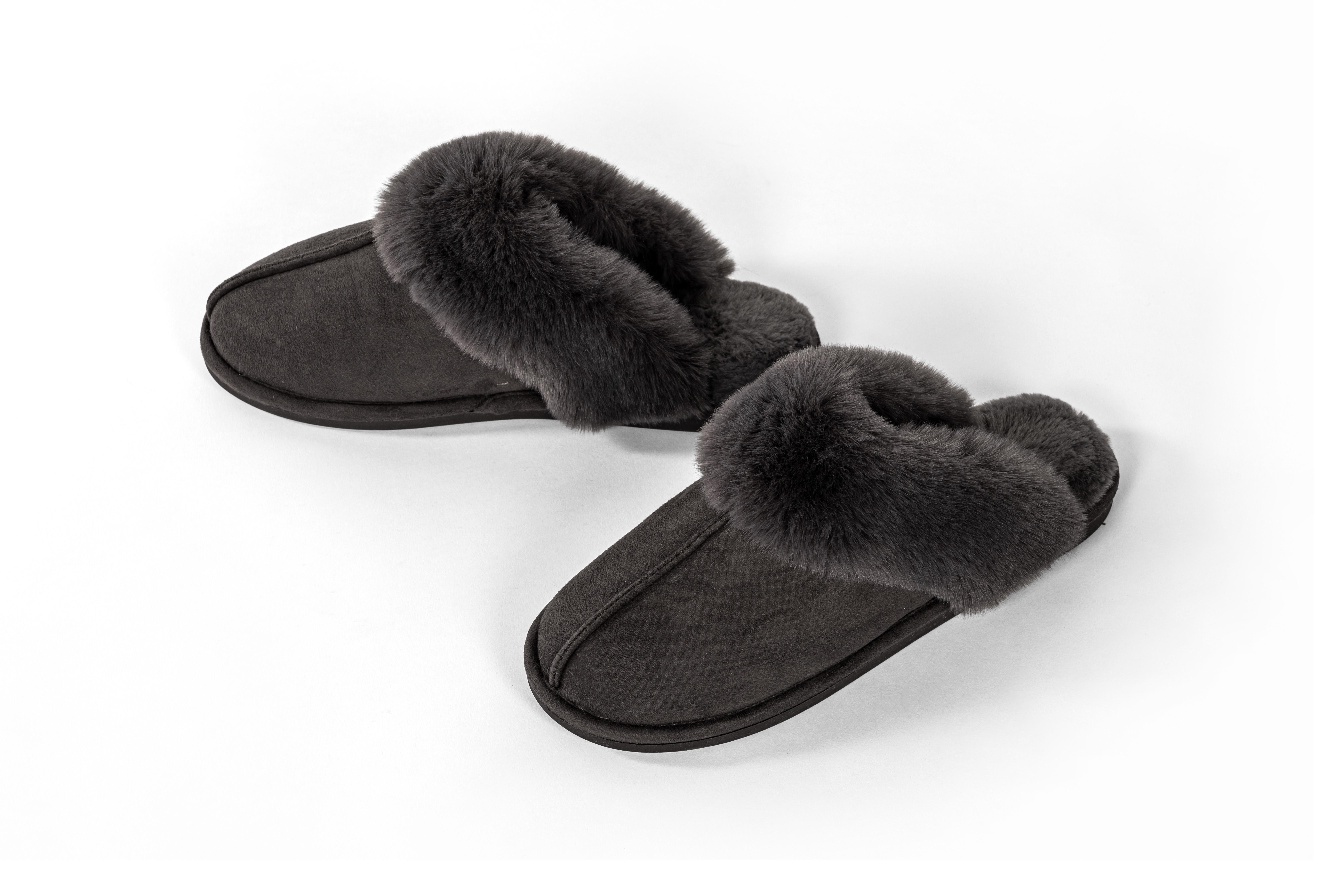 Tiseco Wildleder Imitat Pantoffeln SNUGGS