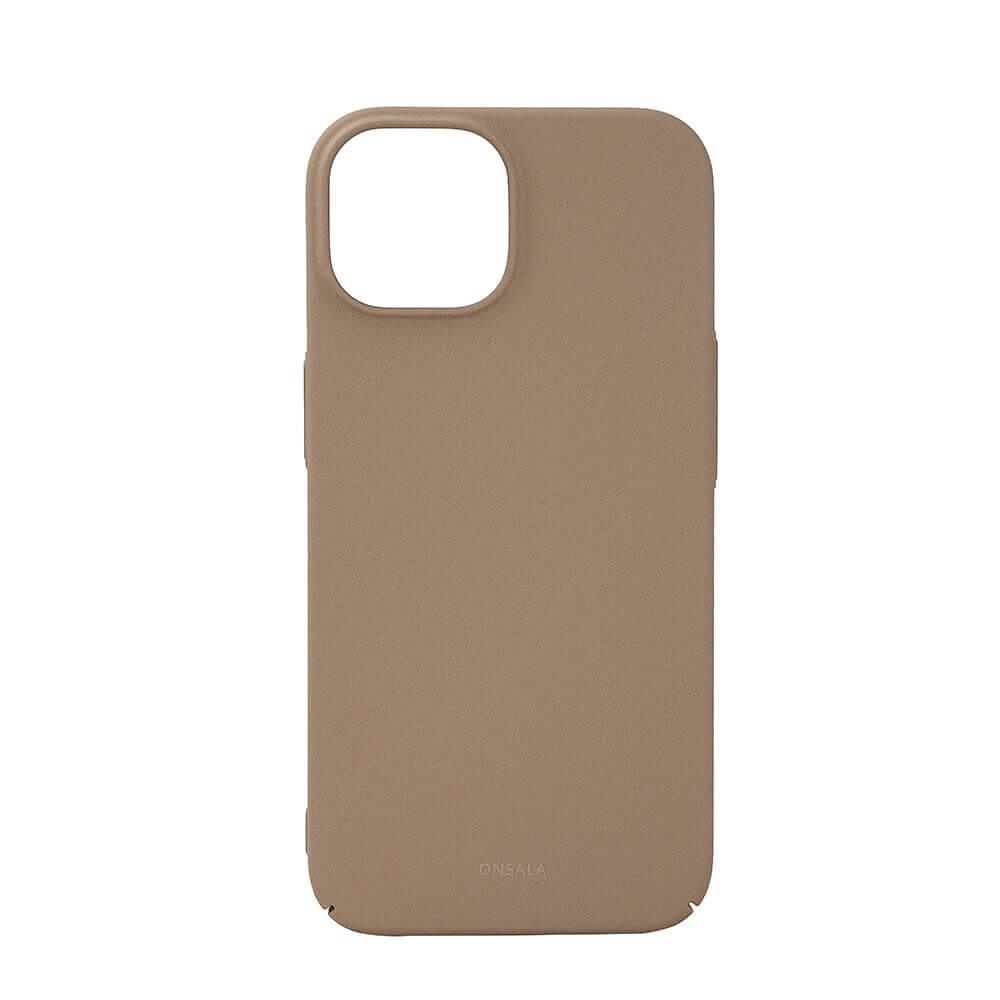 Onsala ONSALA Backcover Thin Sand Burst iPhone 15 Beige