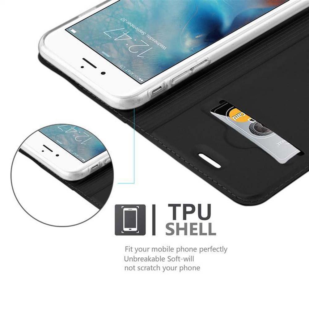 Cadorabo Hülle für Apple iPhone 6 / 6S Magnetverschluss, Kartenfach