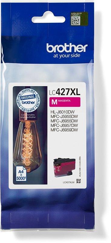 brother BROTHER Tintenpatrone HY magenta LC-427XLM MFC-J5955 5000 Seiten