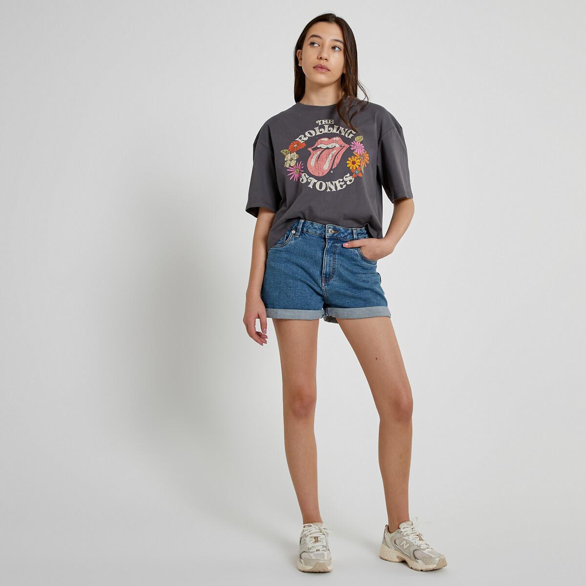 La Redoute Collections Jeansshorts mit hohem Bund