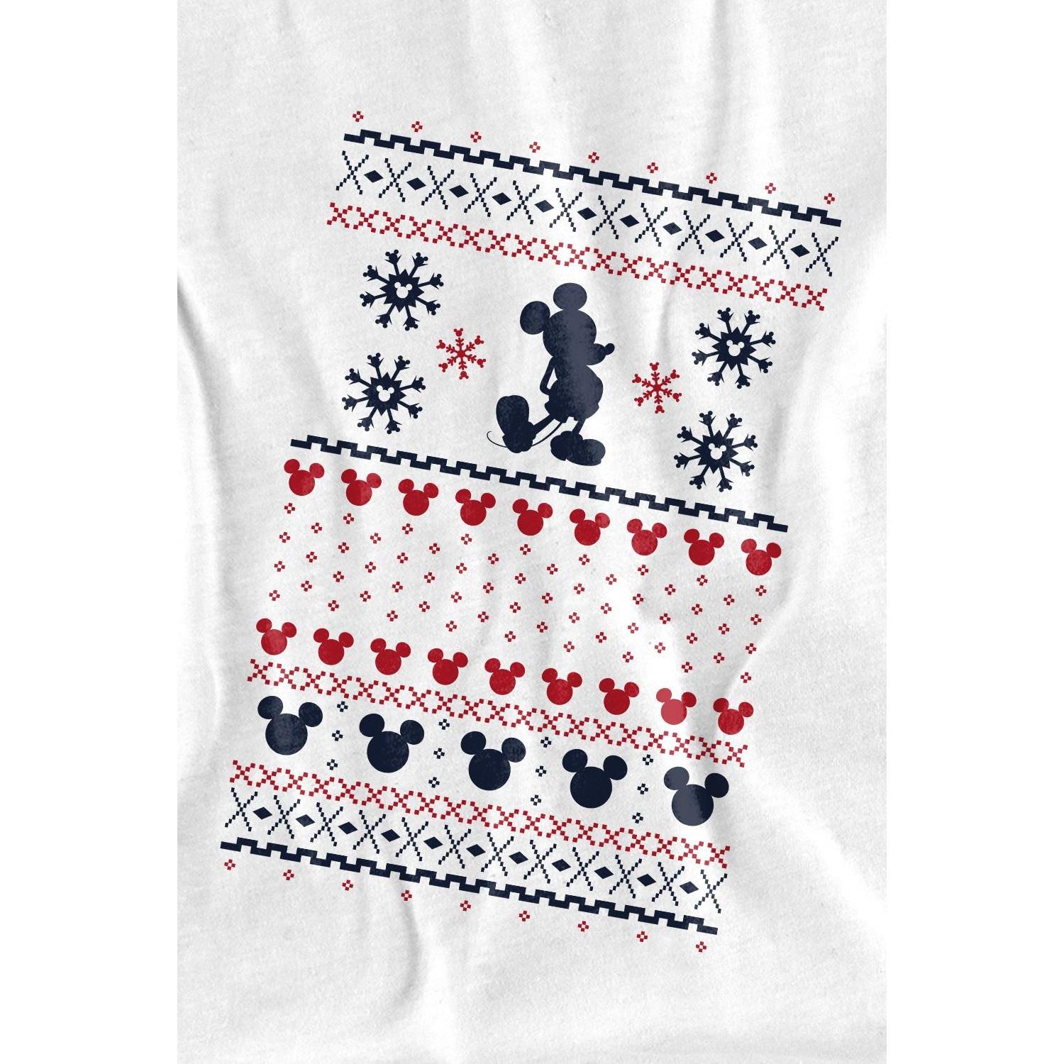 Disney Mickey Mouse Weihnachtsmuster T-Shirt