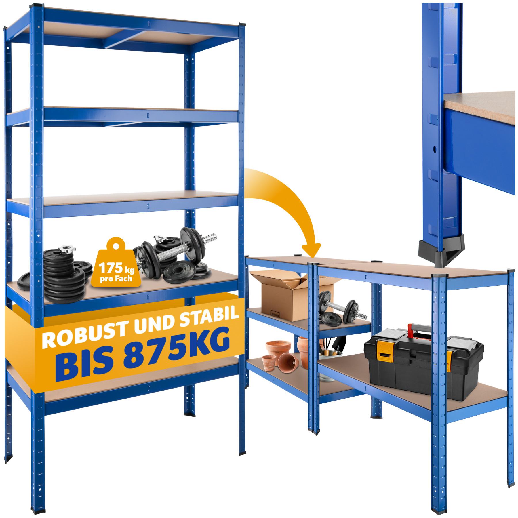 Tectake Lagerregal 5 Ebenen