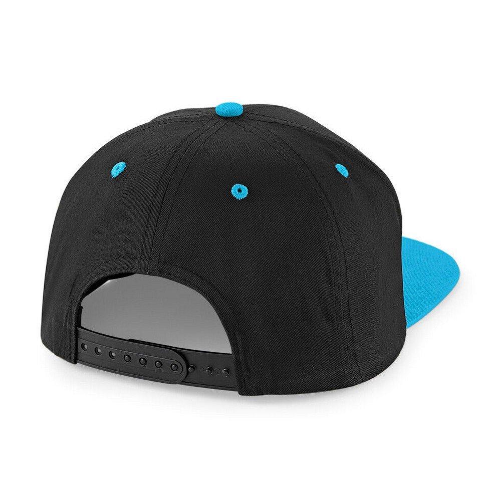 Beechfield 5 Panel Kontrast Snapback Kappe (2 StückPackung)
