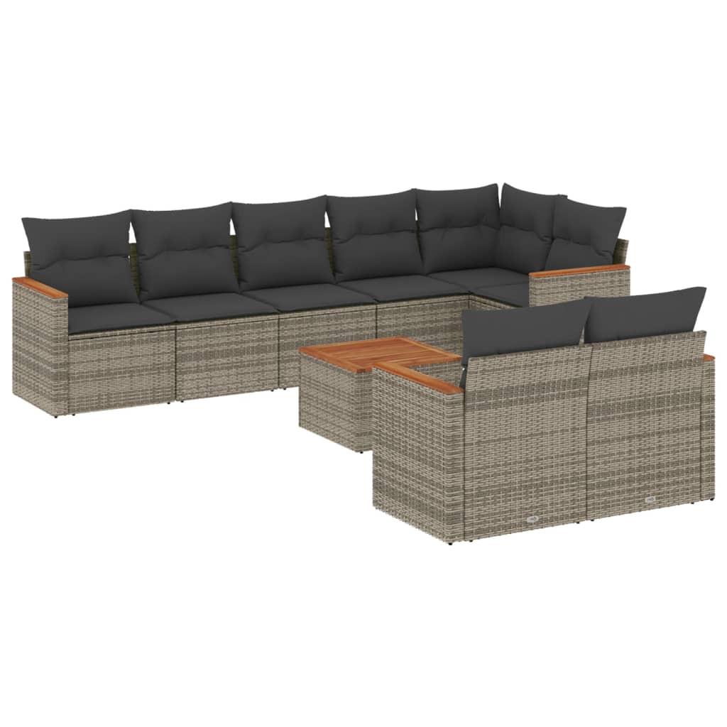 VidaXL Garten sofagarnitur poly-rattan