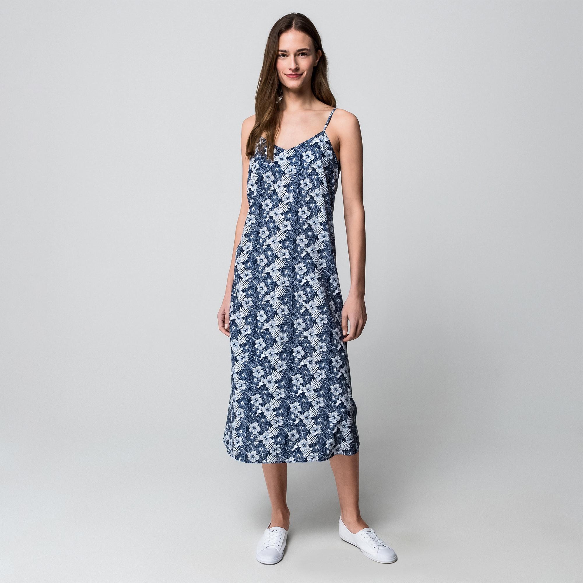 Manor Woman Midi A-Linie Freizeitkleid mit Blumenmuster