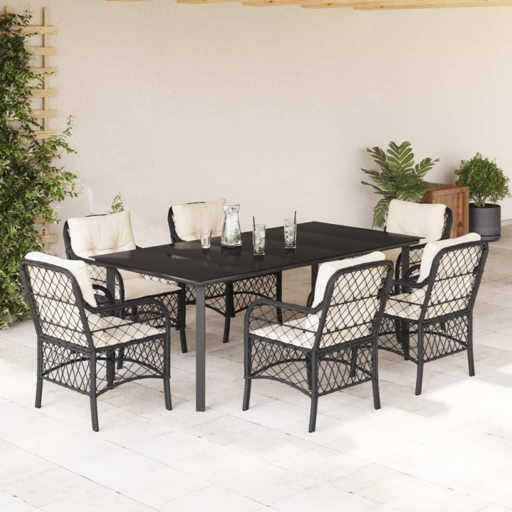 VidaXL Garten essgruppe poly-rattan