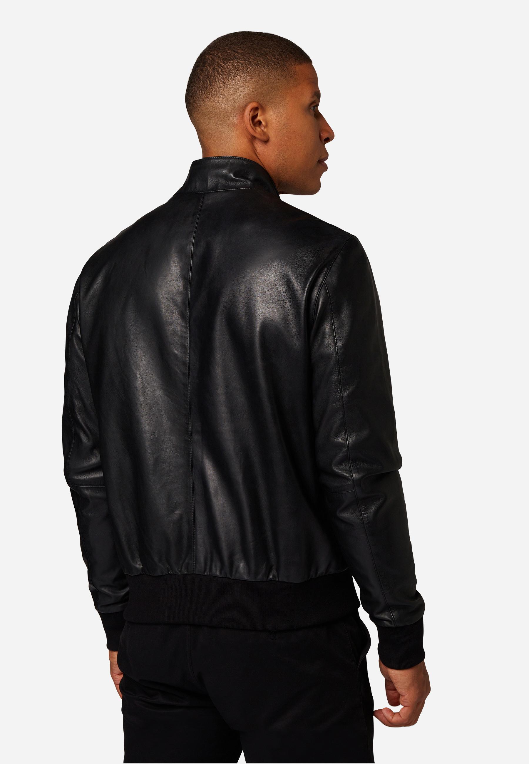 RICANO Lederjacke Lalo, Bomber-Jacke mit Stehragen
