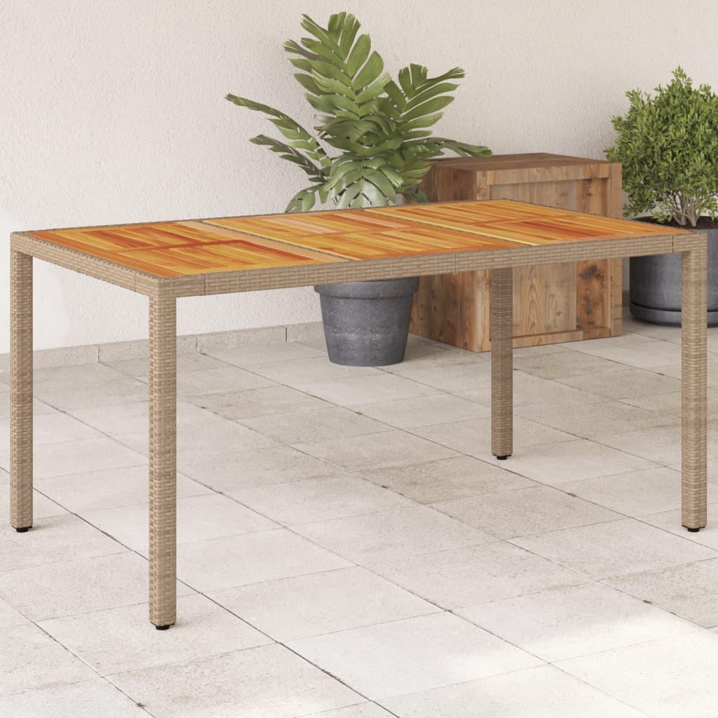 VidaXL Gartentisch poly-rattan