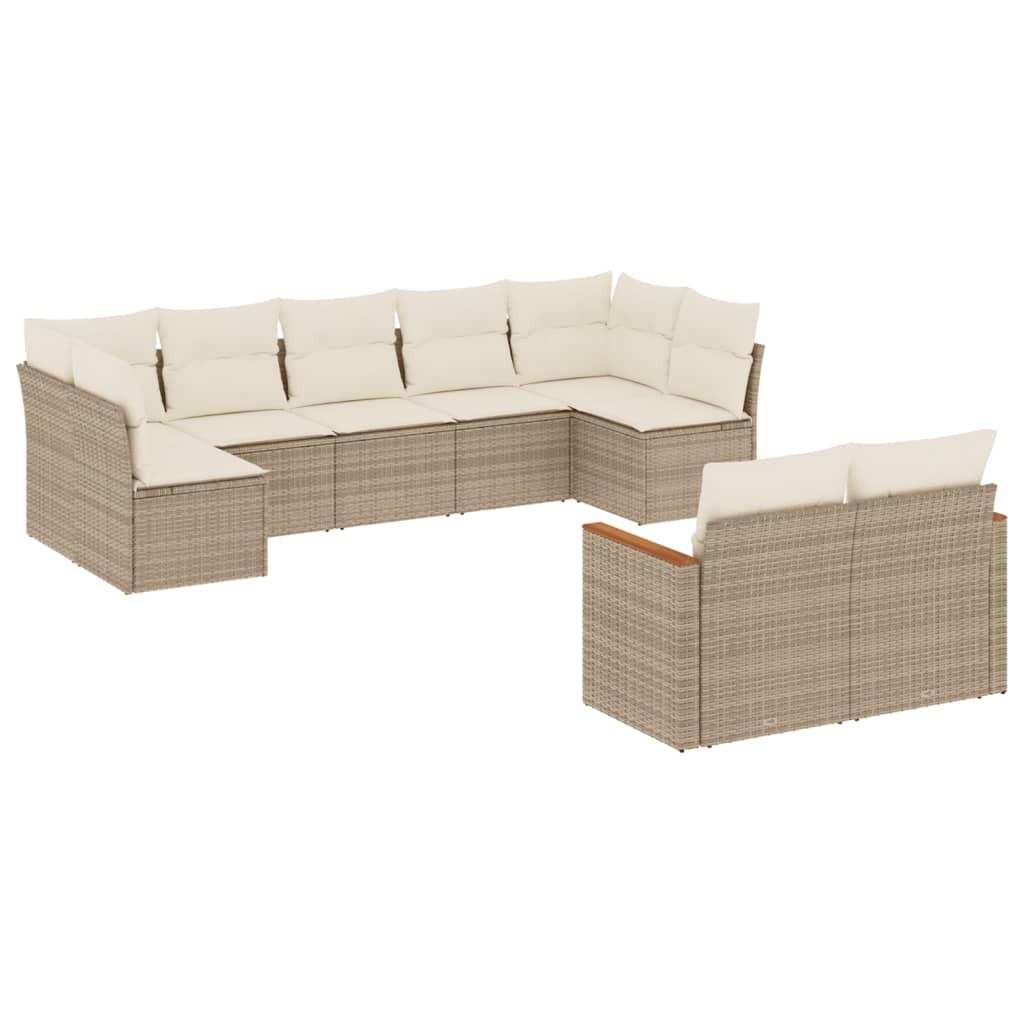 VidaXL Garten sofagarnitur poly-rattan