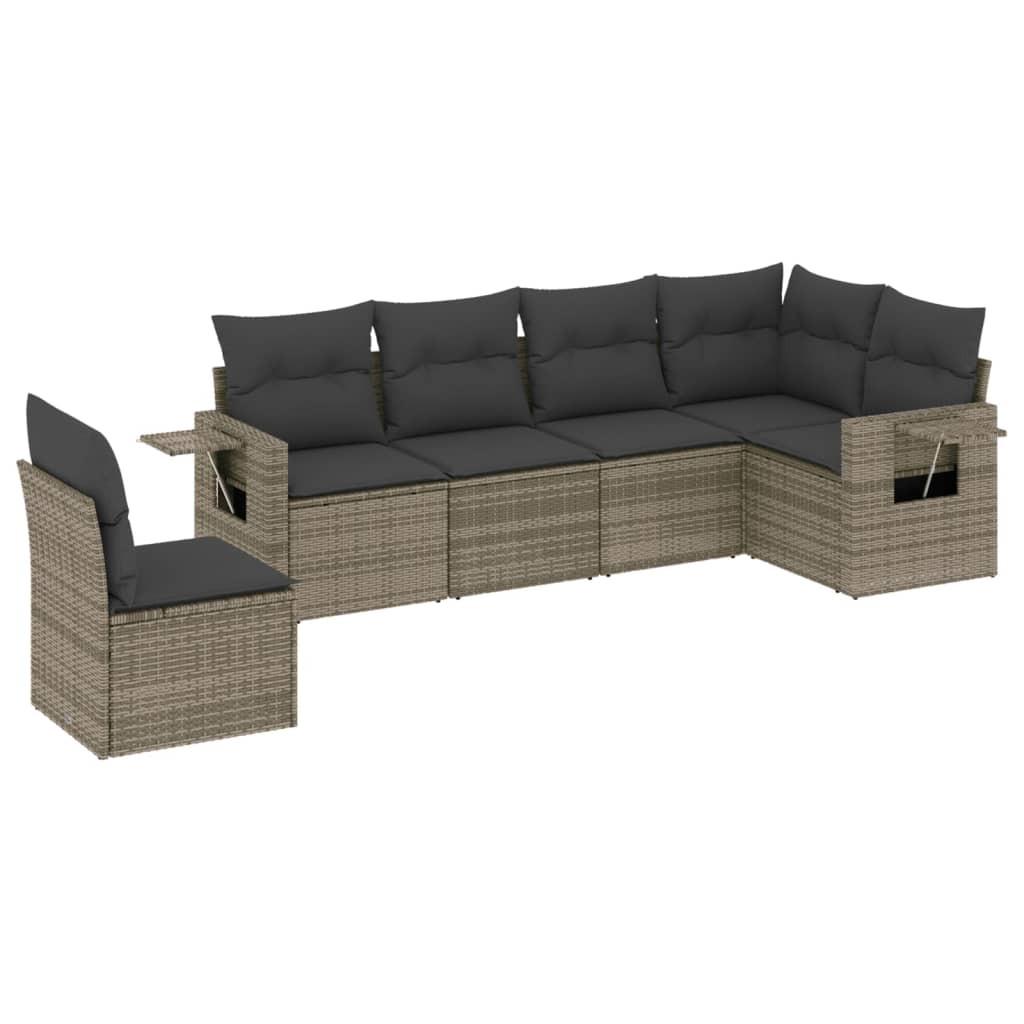 VidaXL Garten sofagarnitur poly-rattan
