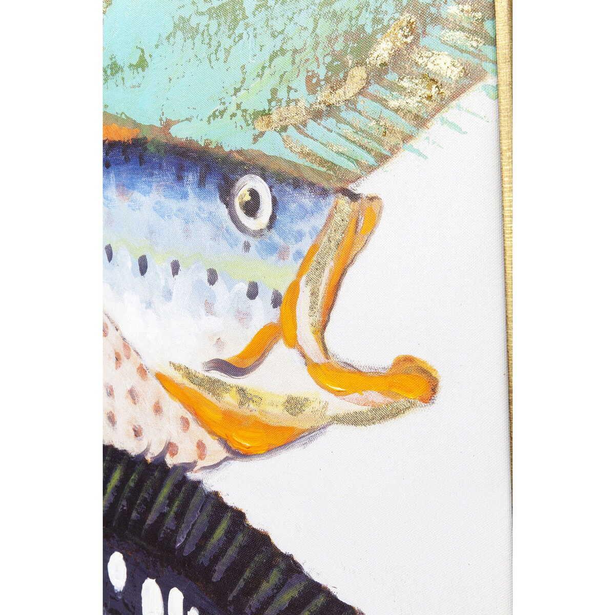 KARE Design Bild Touched Fish Meeting Two 100x70cm
