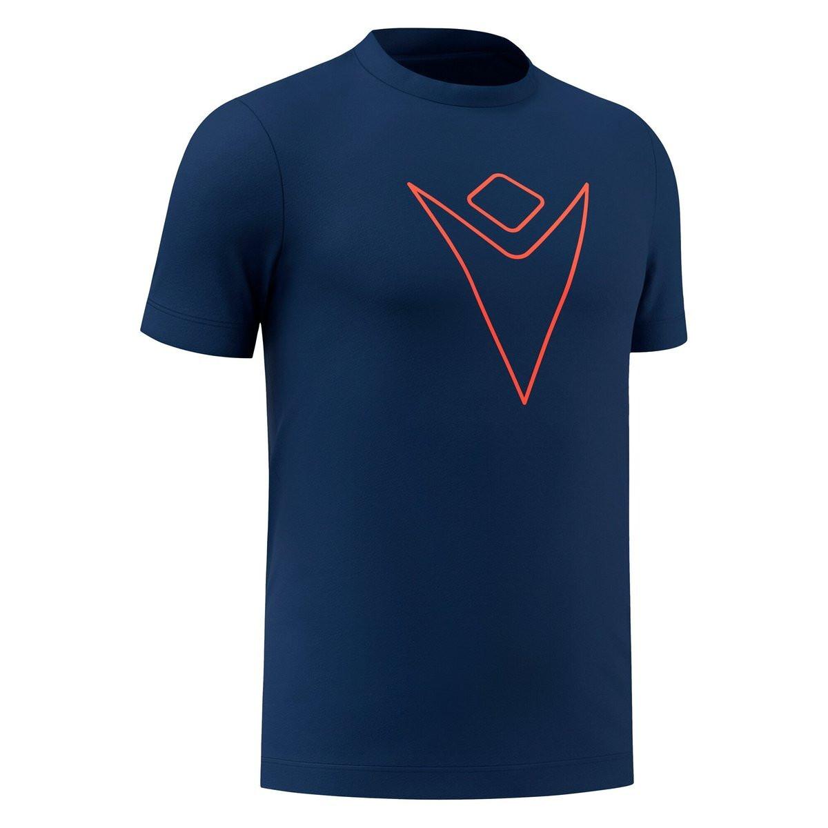 macron t-shirt mit runden halsausschnitt für kinder gadreel eco hero