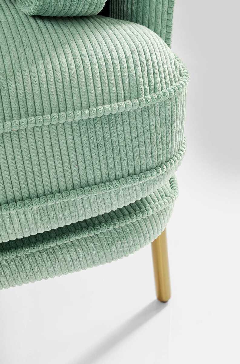 KARE Design Sofa Shirly 3-Sitzer Mint