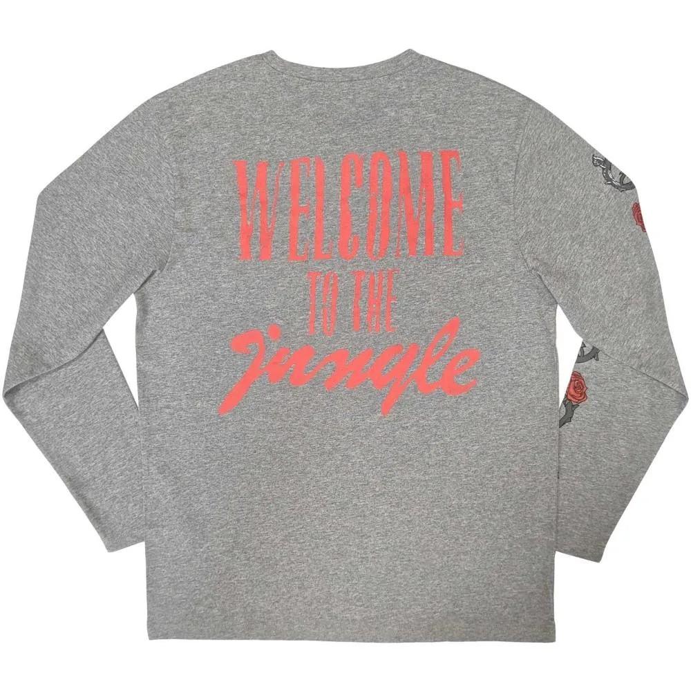 Guns N Roses Langarm T-Shirt mit Rücken- und Ärmeldruck